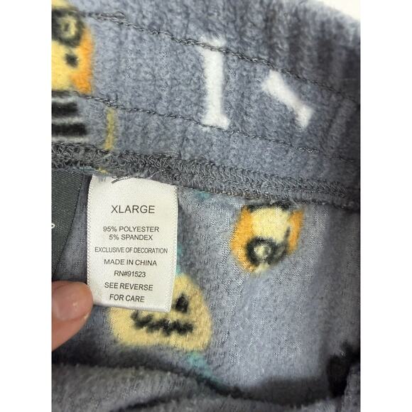 Jaclyn Intimates Womens PJ Jogger Pants Size XL Gray Halloween Dog Fleece - Picture 5 of 11